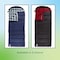 Wakeman XL Sleeping Bag - 32F Comfort Rated 3-Season Sleep Bag with Hood for Hiking by Black/Red 75-CMP1073 - alternate 2